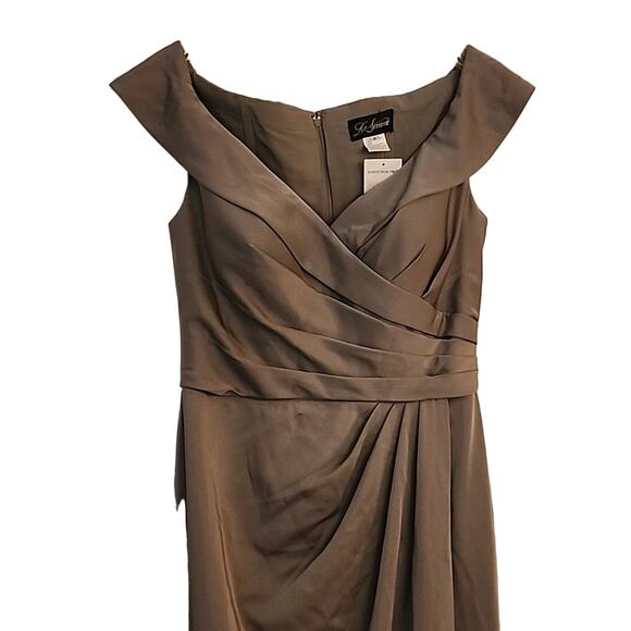 La Femme Formal Dress, NWT, Size 8, Gray/Taupe Color - Picture 2 of 14